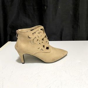 Ashro tan heels boots size 7.5M